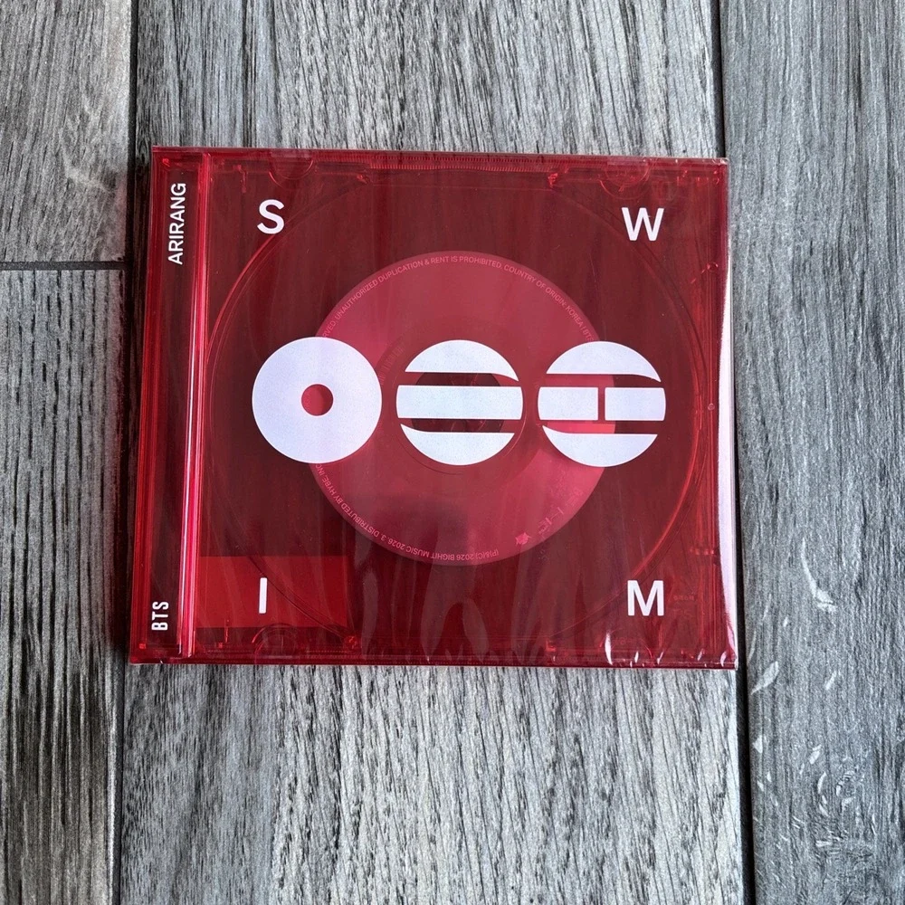 BTS SWIM CD Single - Arirang Era - Target Exclusive Red Jewel Case - New/Sealed